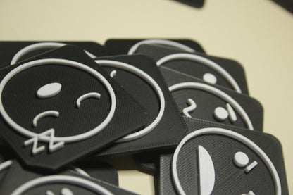 Tactile tiles showing symbol only options for Build Your Own set for SEND learners