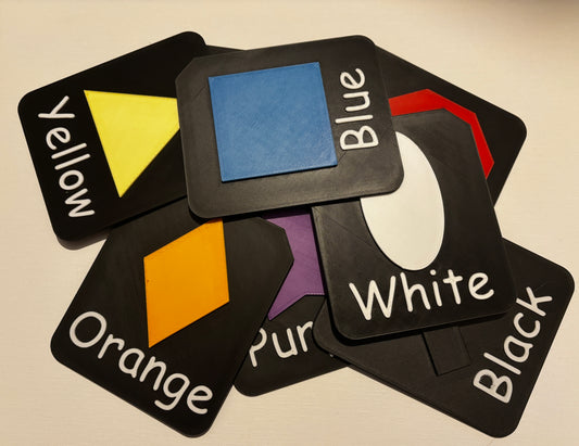 Shape & Colour Learning Tiles 9cm