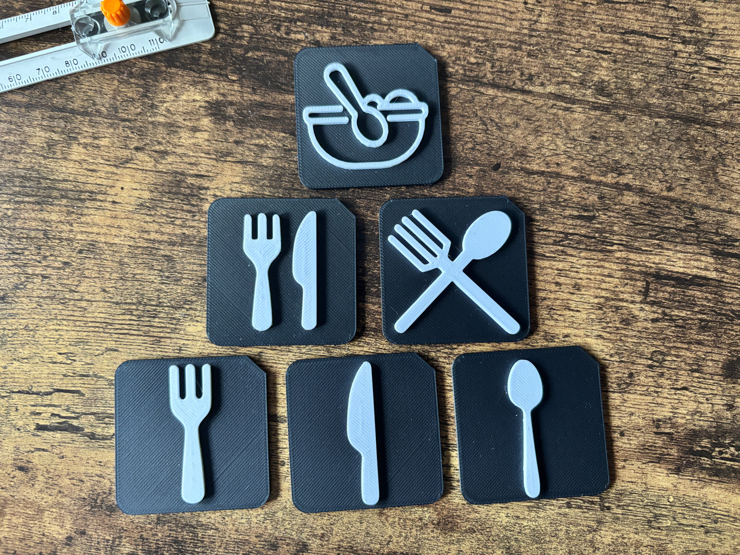 Mealtime Choice Support Set | Tactile Food & Routine Pack for SEND, Autism & VI