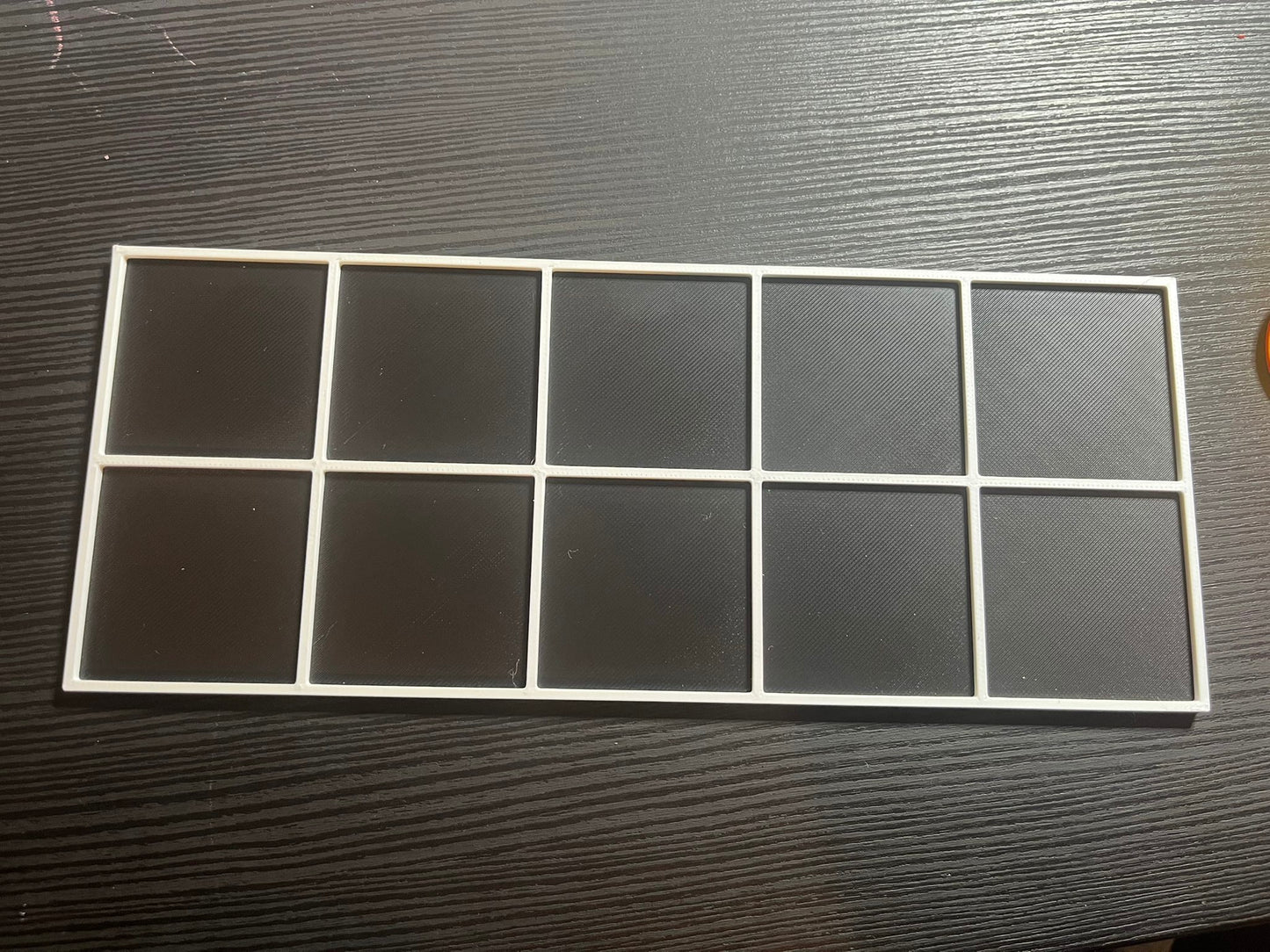 Tactile ten frame in use showing number bonds activity for SEND and VI learners