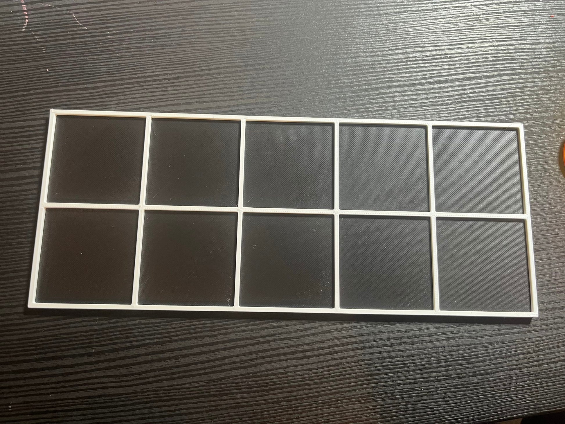 Tactile ten frame in use showing number bonds activity for SEND and VI learners