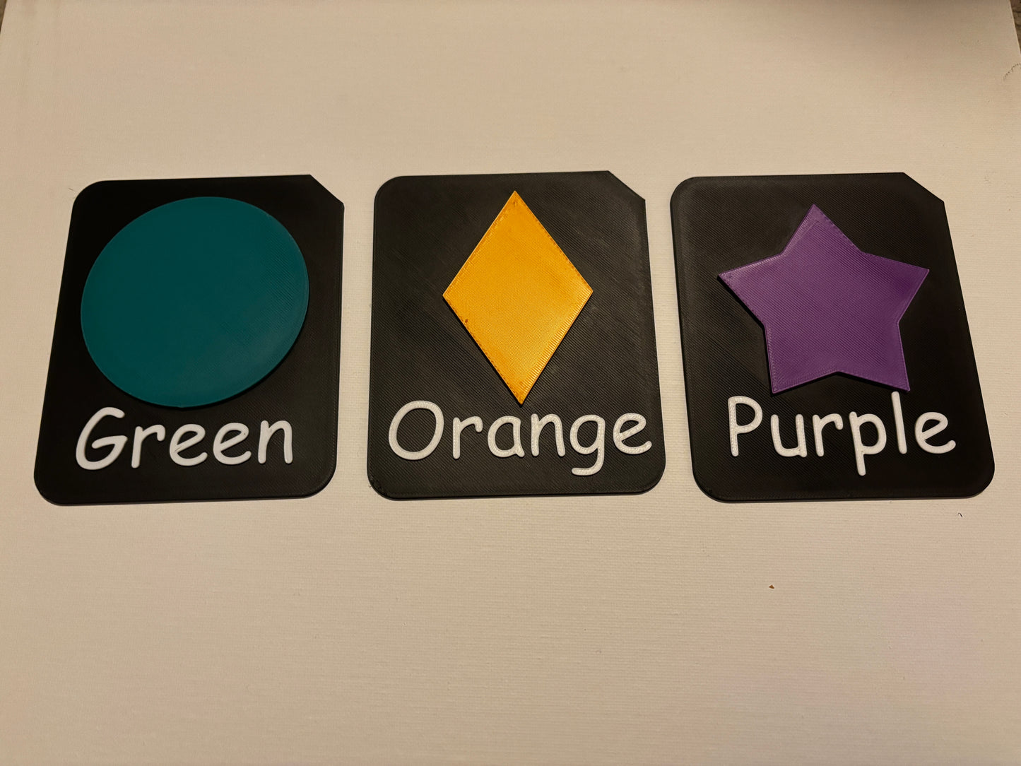 Shape & Colour Learning Tiles 9cm