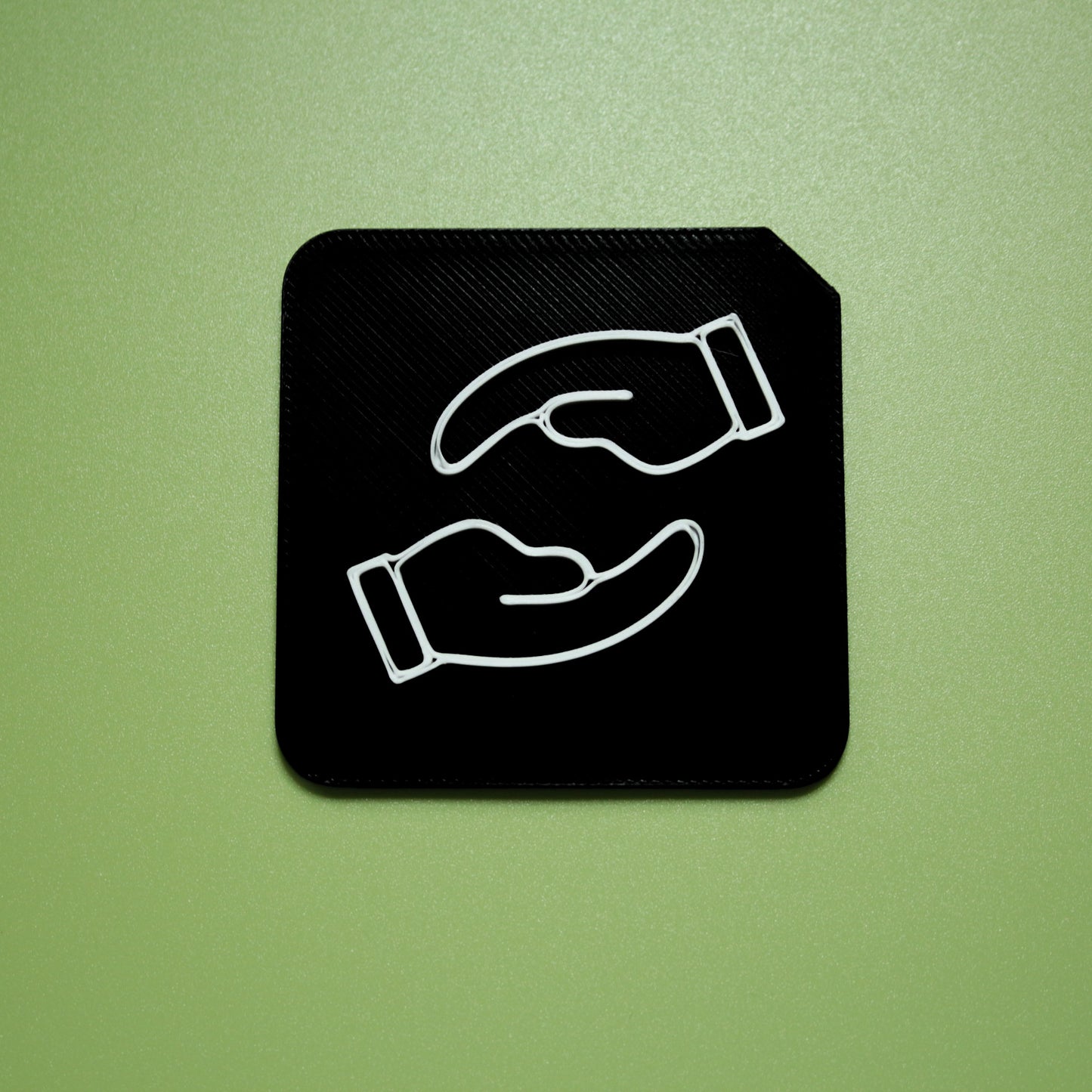 Help tactile tile symbol for SEND communication and AAC support