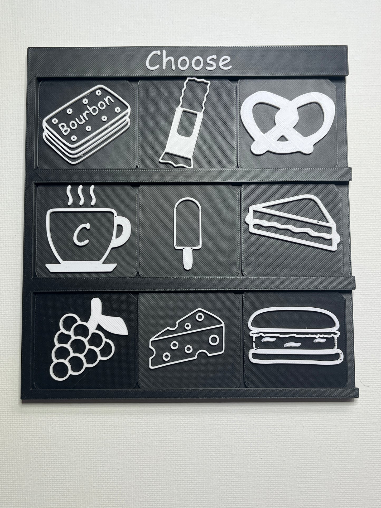 Mealtime Choice Support Set | Tactile Food & Routine Pack for SEND, Autism & VI