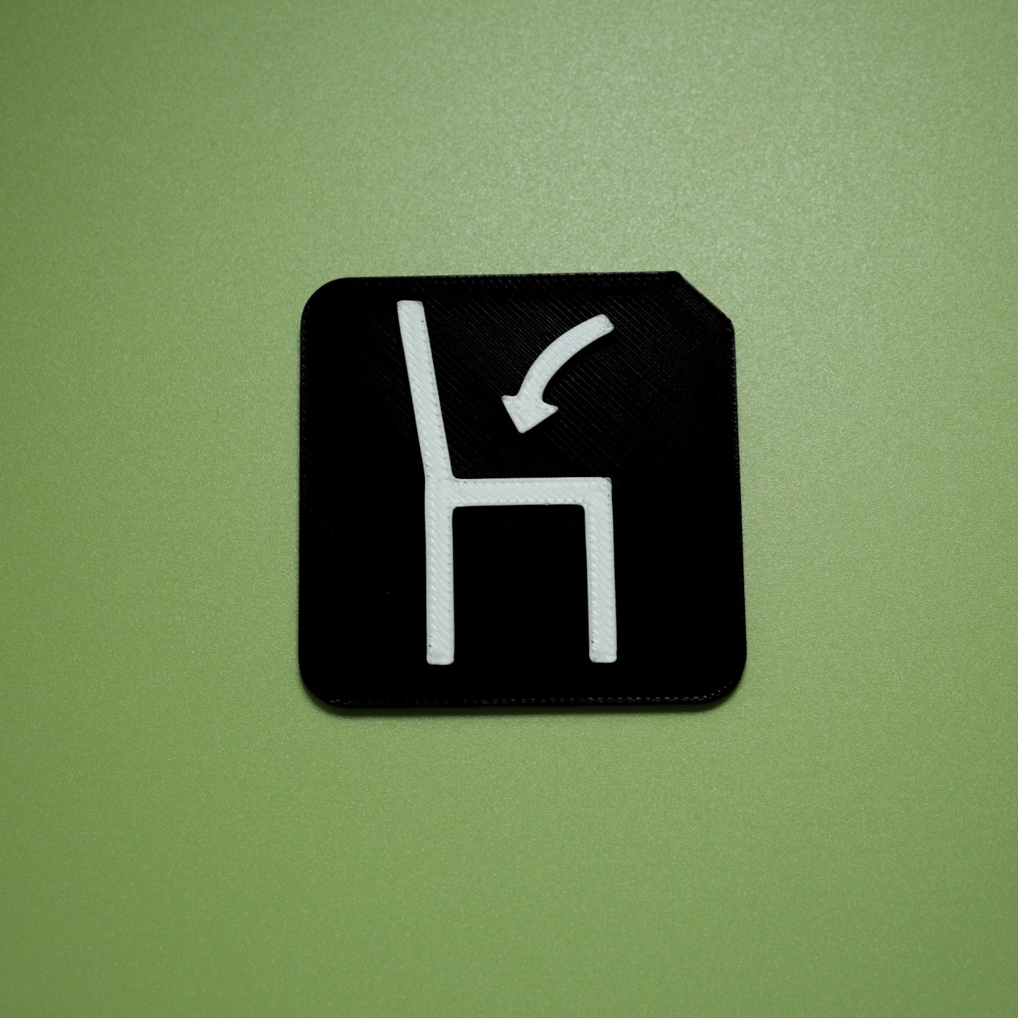 Sit down tactile tile for SEND and autism toilet training routine support