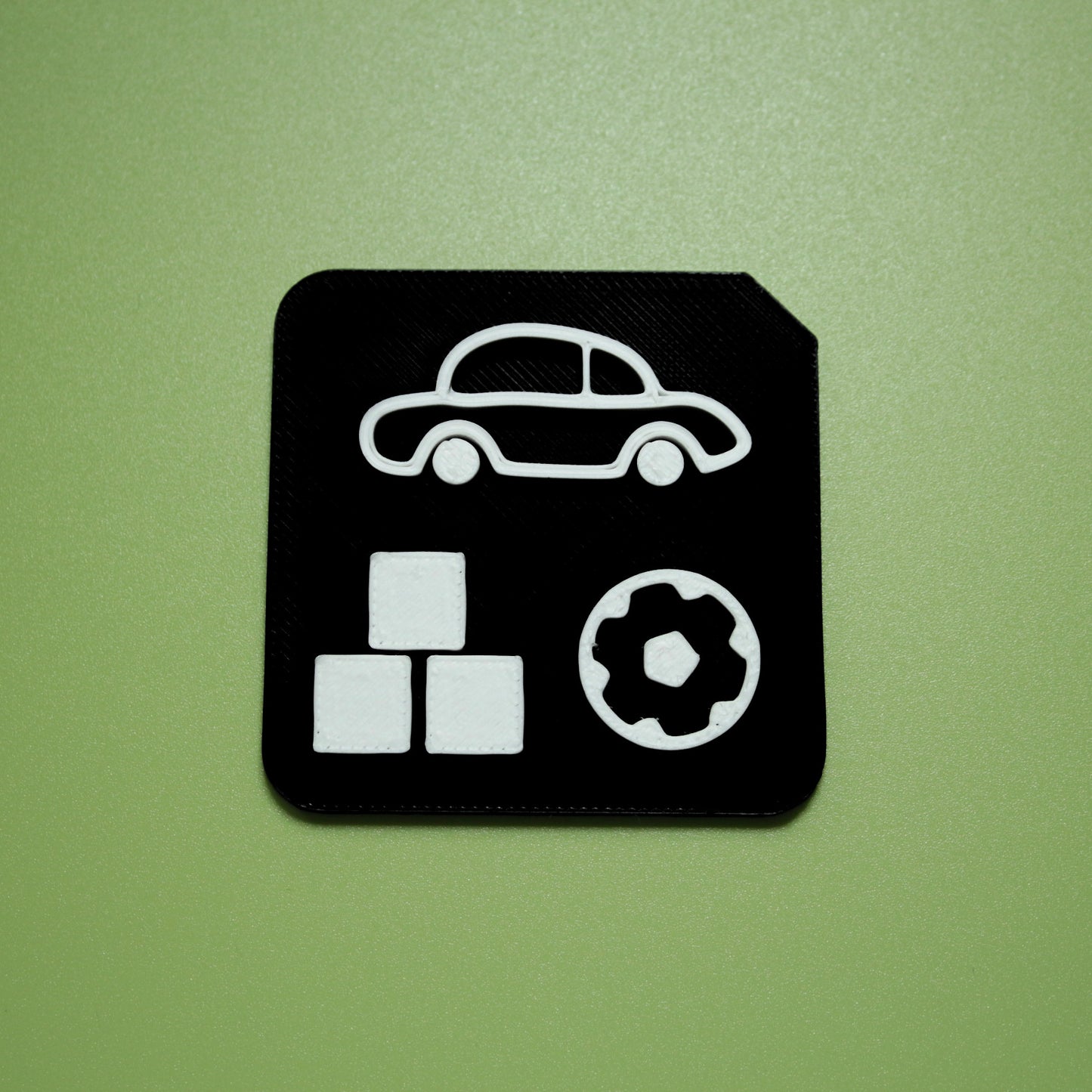 Toys tactile tile for reward and motivation support in SEND toilet training routine