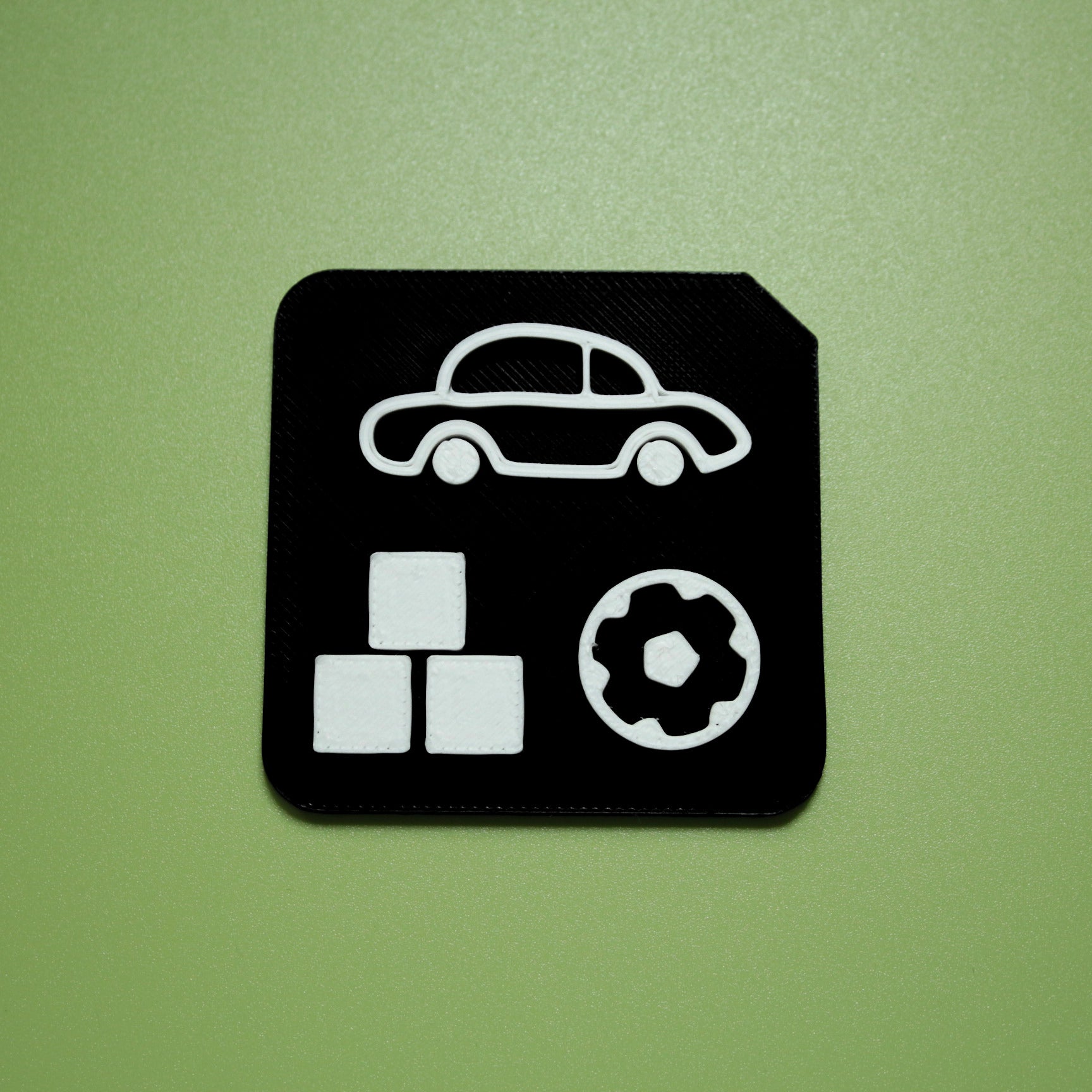 Toys tactile tile for reward and motivation support in SEND toilet training routine