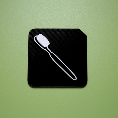 Brush teeth tactile tile for SEND morning routine and autism daily living support