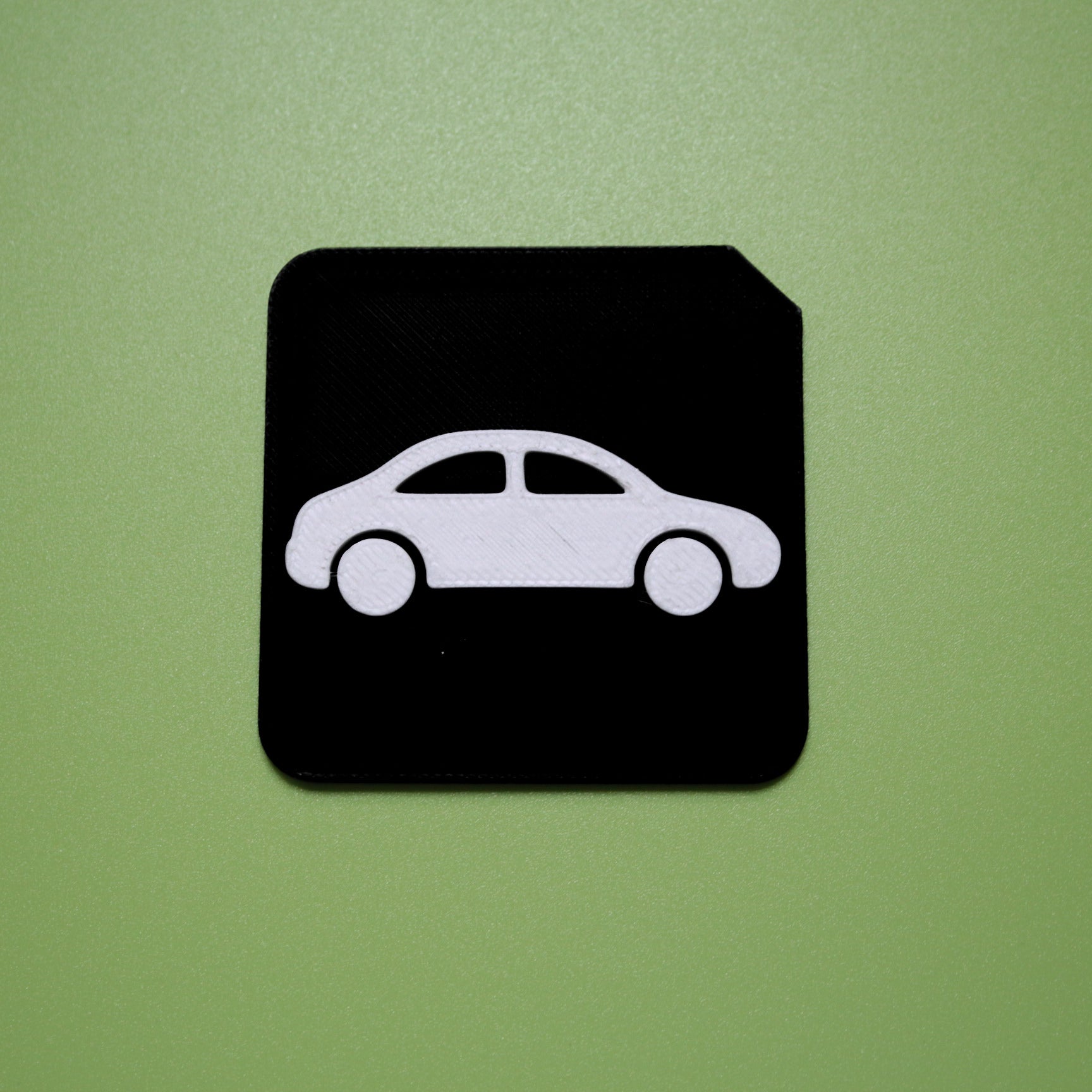 Car tactile tile for SEND daily journey routine and autism transition support
