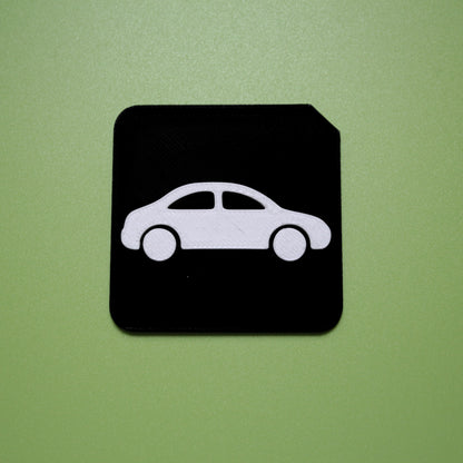 Car tactile tile for SEND daily journey routine and autism transition support