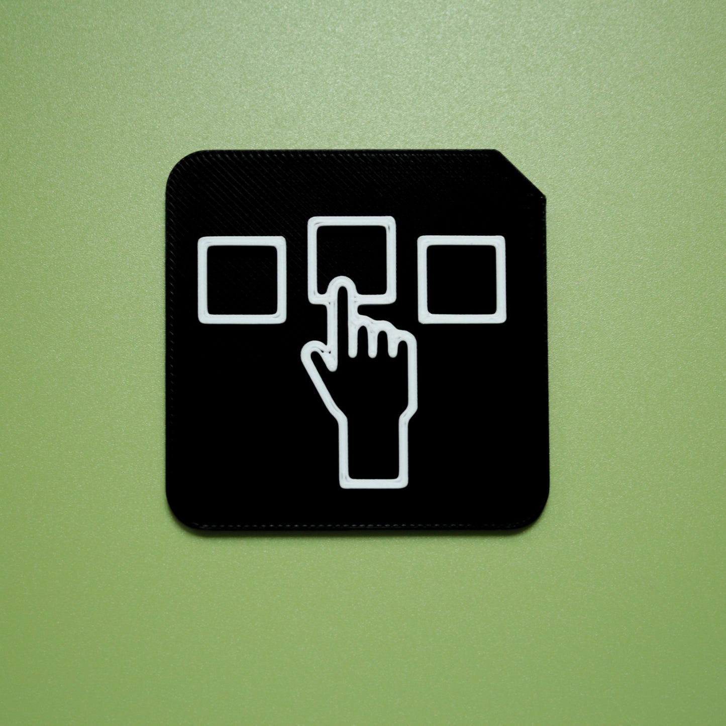Choose tactile tile symbol for AAC and SEND independent choice making support