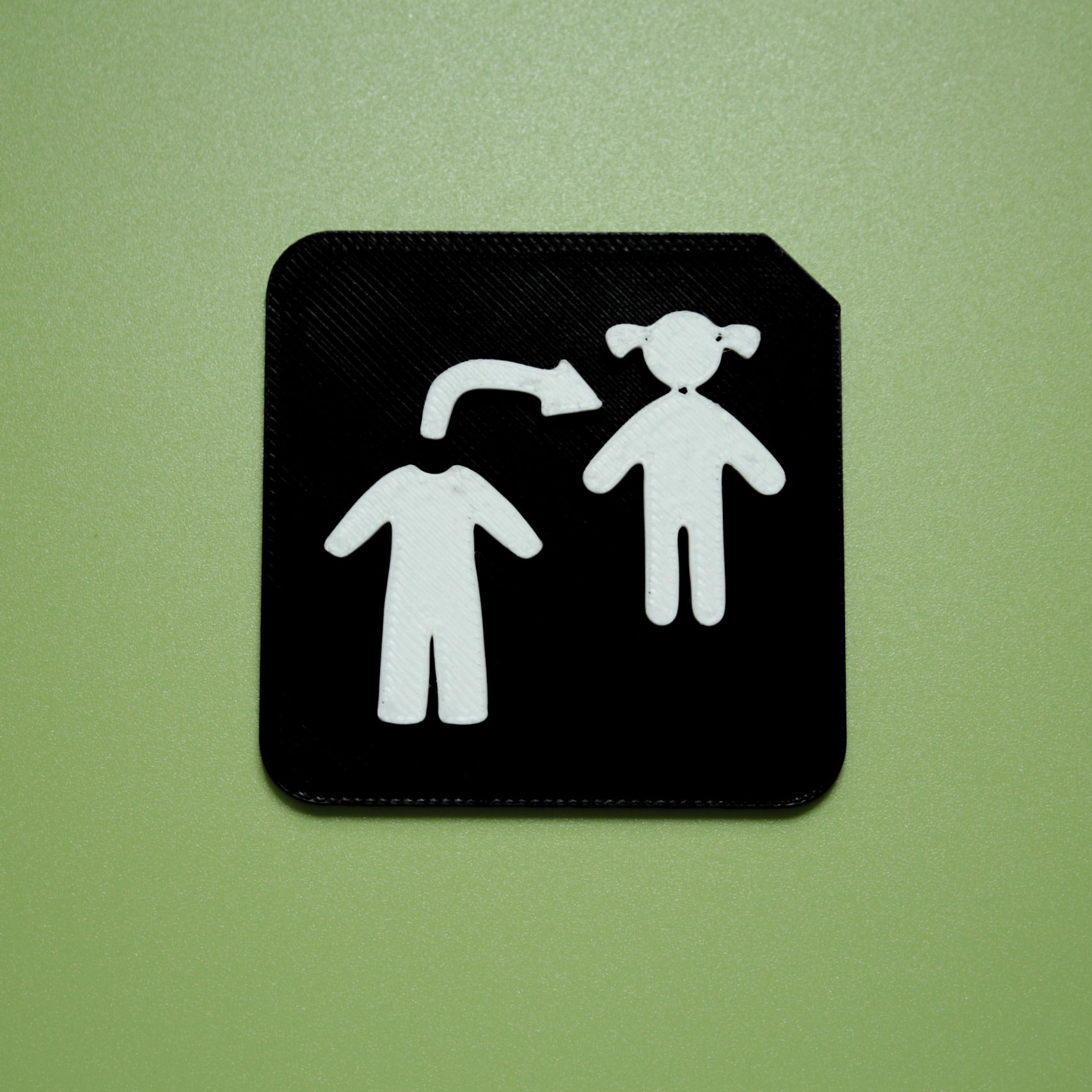 Get dressed tactile tile for SEND morning routine and autism independence support
