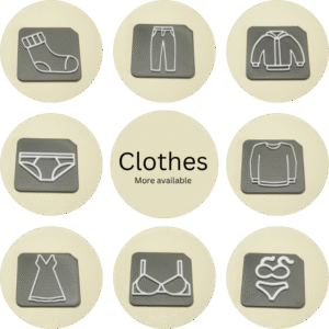 Clothing TacTile Set (12 Tiles)