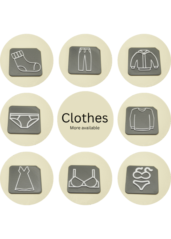 Clothing TacTile Set (12 Tiles)
