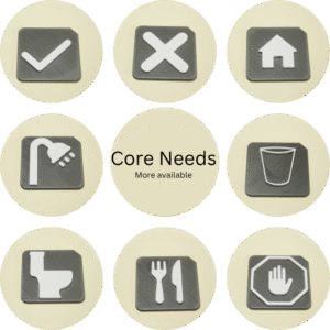 Core Communication TacTile Set (12 Tiles)