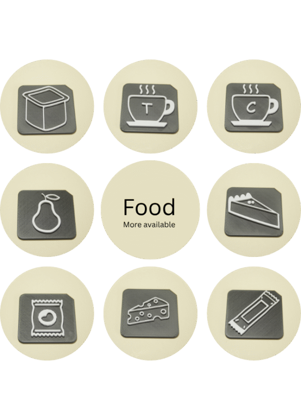 Food TacTile Set B (12 Tiles)