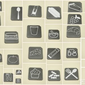 Food TacTile Set – Complete Collection (All 42 Food Related Tiles)