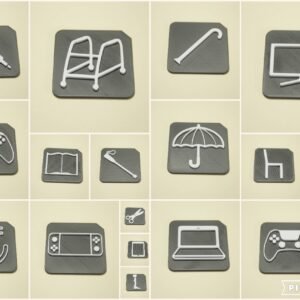 Objects & Technology TacTile Set – Basic (12 Tiles)