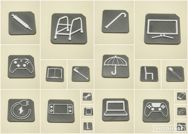Objects & Technology TacTile Set – Basic (12 Tiles)