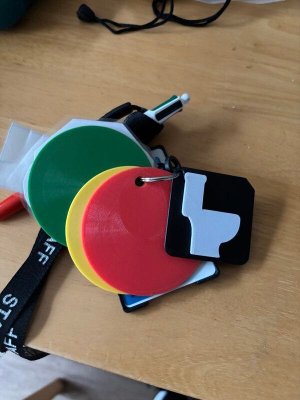 5 sets - Traffic light disks only