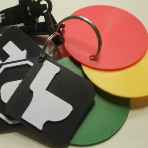 5 Lanyard Sets - Traffic light disks and Vital TacTiles