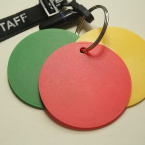 Lanyard Set - Traffic light disks and Vital TacTiles