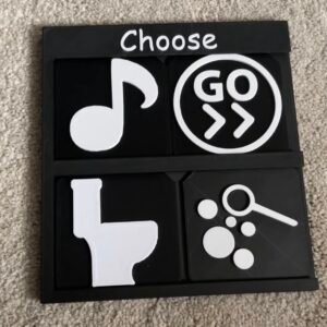 LARGE (For 9cmx9cm TacTiles) 2x2 Choose board