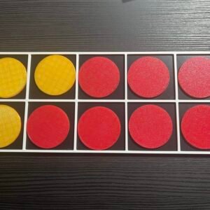 5 sets of VI Tens Frames - 10 boards 100 tactile counters.